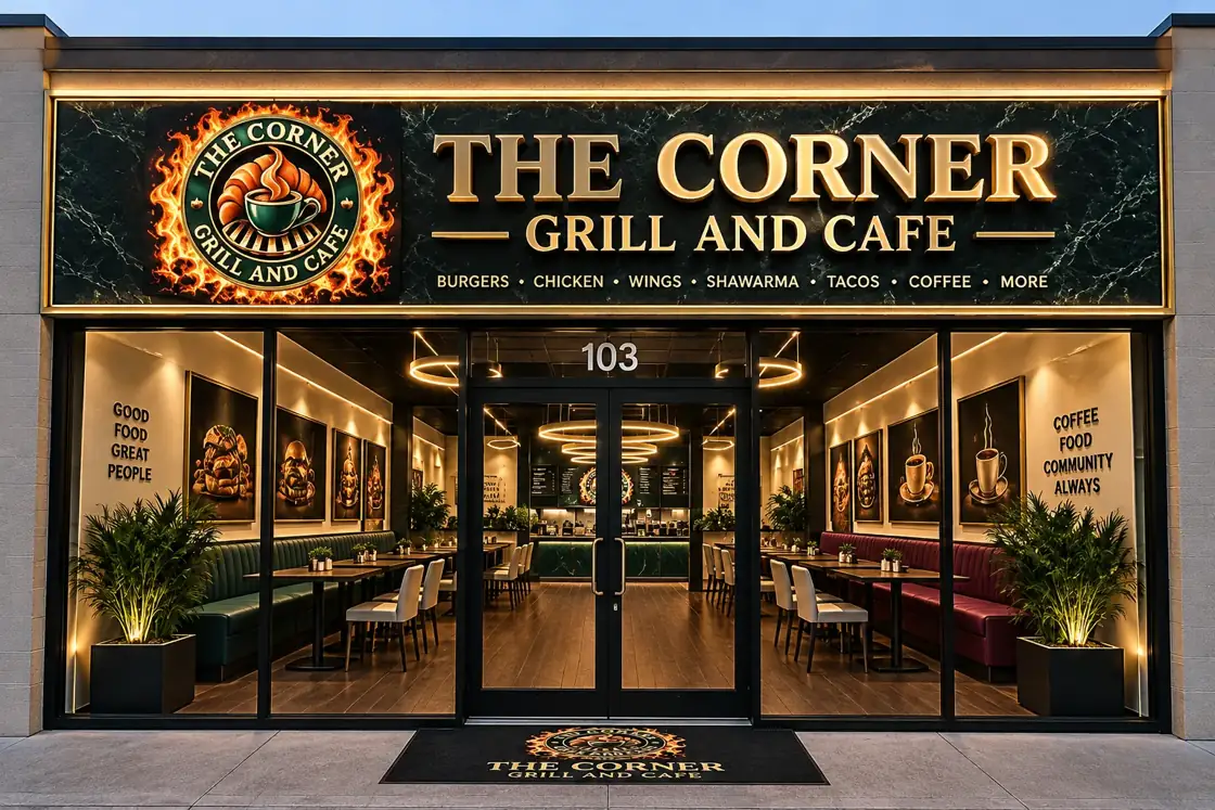 The Corner Grill and Café Commercial Hospitality Build-Out by The Prime Builders
